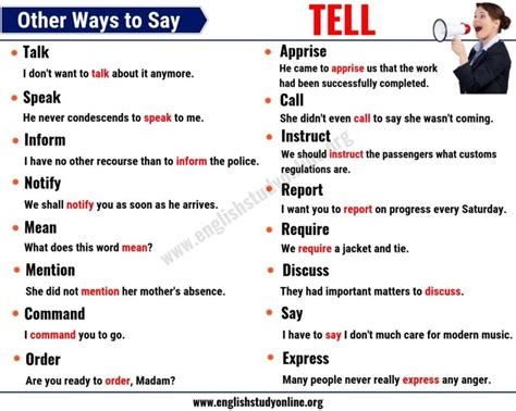 Another word for tell - Find 40 different ways to say TELL-THE-TRUTH, along with antonyms, related words, and example sentences at Thesaurus.com. 